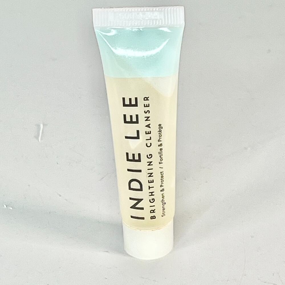 Indie Lee Brightening Cleanser Face Wash Strengthen Protect Travel .5oz 15ml New